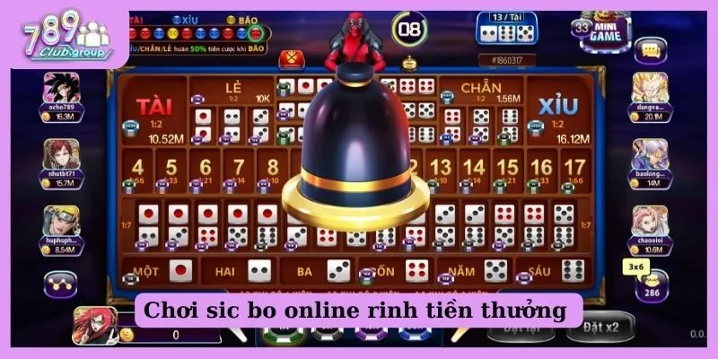 Chơi sic bo online rinh tiền thưởng
